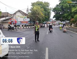 Pengamanan Sholat Idul Fitri di Masjid Agung Baitunnur Pati Berjalan Lancar, 15 Ribu Jamaah Hadir