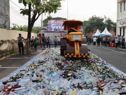 5.475 Botol Miras Ilegal Disita, Polresta Pati Tegaskan Perang terhadap Peredaran Minuman Keras