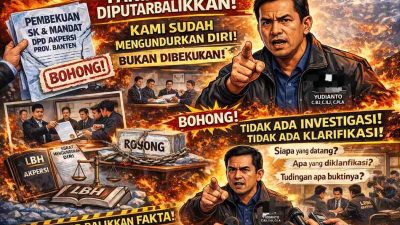 Panas! DPP Klaim Bekukan AKPERSI Banten, Yudianto: Kami Sudah Mundur, Jangan Putarbalikkan Fakta