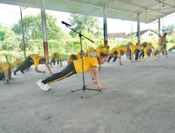 Kapolres Pasuruan Ajak Seluruh Personel Olahraga Bareng, Tekankan Soliditas Tanpa Sekat Jabatan