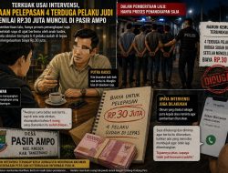 Terkuak Usai Pertemuan, Muncul Dugaan Pelepasan 4 Terduga Pelaku Judi Rp30 Juta di Pasir Ampo