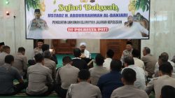 Siraman Rohani di Polresta Pati: Ustadz H. Abdurrahman Al-Banjari Ajak Personel Tanamkan Syukur dalam Tugas