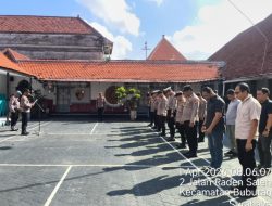 Apel Pagi Polsek Bubutan: Anggota Diminta Humanis dan Waspada Kejahatan Jalanan