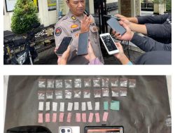 Polres Malang Amankan Tersangka Pengedar dan 21 Paket Sabu di Lawang