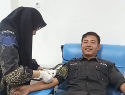 Ketua DPD PWO Dwipantara Muba Donorkan Darah di PMI, Wujud Kepedulian Kemanusiaan