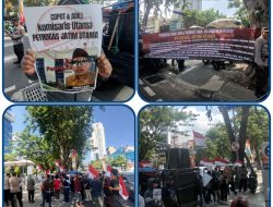 Jaringan Mata Publik dengan Puluhan Masa Geruduk PT Petrogas Jatim Utama (Petrogas Group)