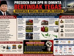 Presiden dan DPR RI Diminta Bertindak Tegas Berantas Mafia BBM dan LPG Subsidi