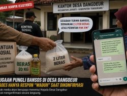 Kades Dangdeur Belum Berikan Penjelasan Lengkap Terkait Dugaan Pungli Bansos, Hanya Balas “Waduh” Saat Dikonfirmasi