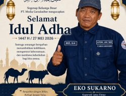 Eko Sukarno S.H. dan Seluruh Wartawan Garudasiber Ucapkan Selamat Hari Raya Idul Adha 1447 H