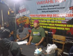 GERMAP Buka Posko Pengaduan di Depan DPRD Pati, Desak Transparansi Anggaran Rp210 Miliar dan Perbaikan Jalan Rusak