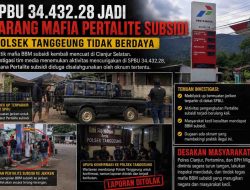 SPBU 34.432.28 Jadi Sarang Mafia Pertalite Subsidi, Polsek Tanggeung Tidak Berdaya