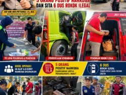 Operasi Tes Urin di Titik-titik vital Pintu Masuk Pelabuhan Jamrud, Satreskoba KP3 Amankan 5 Orang Positif Narkoba dan Sita 6 Dus Rokok Ilegal 
