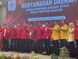 H. Robinsar Terpilih Menjadi Ketua SOKSI Banten Secara Aklamasi