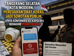Tangerang Selatan Kota Modern, Dugaan Peredaran Obat Keras Jadi Sorotan Publik