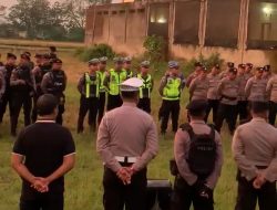 Polresta Pati Siagakan 55 Personel Amankan Pengesahan Warga Baru PSHT Parapatan Luhur di Pati