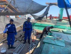 Satpolairud Polresta Pati Intensifkan SI POLA CEKAL, Cegah Kebakaran Kapal di Kawasan Pelabuhan