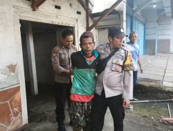Polsek Tayu Amankan ODGJ Mengamuk dan Merusak Rumah Kosong di Desa Pakis Pati