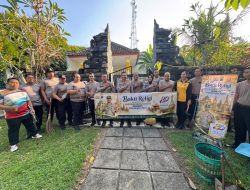 Bakti Religi Hari Bhayangkara ke-80, Polresta Pati Bersihkan Tempat Ibadah dan Salurkan Bantuan Peralatan Ibadah