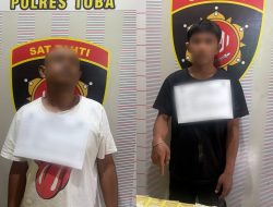 Satnarkoba Polres Toba Tangkap 2 Bandar di Balige, 96,57 Gram Sabu Disita