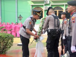 Polres Kudus Ziarah dan Tabur Bunga di TMP Setya Pertiwi Jelang Hari Bhayangkara ke-80
