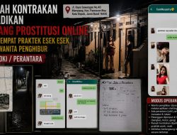 Tempat Prostitusi Online Hanya Berjarak Beberapa Meter Dari Polsek Pancoran Mas, Diduga APH Setempat Tutup Mata