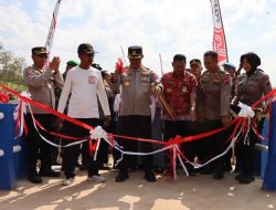 Polresta Pati Resmikan Jembatan Merah Putih Presisi, Permudah Akses Warga Banyuurip
