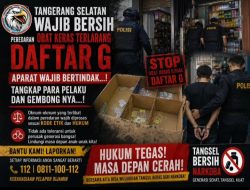 Tangerang Selatan Gaungkan Perang terhadap Peredaran Obat Keras Daftar G, Masyarakat Diajak Aktif Melapor