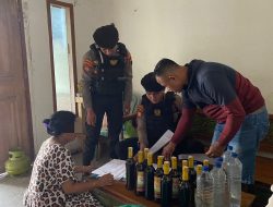 Operasi Pekat II Candi 2026, Polresta Pati Sita 47 Botol Miras Ilegal dari Tiga Warung di Kayen dan Gabus