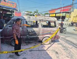 Mobil Suzuki Carry Terbakar Usai Isi BBM di SPBU Winong Pati, Polisi Duga Akibat Korsleting Listrik