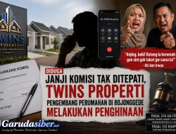 Diduga Janji Komisi Tak Ditepati, TWINS Properti Pengembang Perumahan di Bojonggede Melakukan Penghinaan
