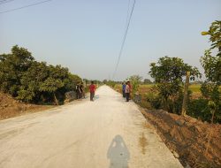 Jalan Gidanglo–Guwosobokerto di Welahan Dicor Beton, Warga Akhiri Penantian 14 Tahun 