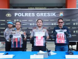 Polres Gresik Gulung Jaringan Sabu ‘Ranjau’ di Wringinanom, Dua kurir dan 38,066 Gram Barang Bukti Diamankan