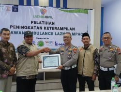 Polresta Pati Latih Sopir Ambulans Laznaz MPAQ, Tingkatkan Keterampilan dan Keselamatan Berkendara
