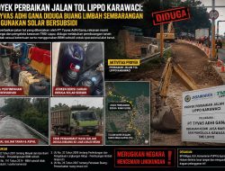 Proyek Perbaikan Jalan Tol Lippo Karawaci: PT Tyvas Adhi Gana Diduga Buang Limbah Sembarangan dan Gunakan Solar Bersubsidi