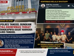 Kapolres Tangsel Belum Berikan Tanggapan Saat Dikonfirmasi Terkait Informasi Penangkapan Kasat Narkoba Polres Tangsel