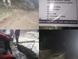 Dugaan Korupsi PT. Putra Mandiri Cisoka Anggaran Rp 148Juta, Pengerjaan Asal Jadi dan Abaikan 3K