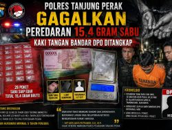 Polres Tanjung Perak Gagalkan Peredaran 15,4 Gram Sabu, Kaki Tangan Bandar DPO Ditangkap