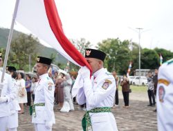 Pasukan Pengibar Bendera Pusaka(PASKIBRAKA) Dikukuhkan Bupati Toba
