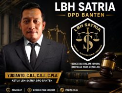 LBH Satria DPD Banten Dorong RUU Perampasan Aset Segera Disahkan, Yudianto: Jangan Beri Ruang bagi Hasil Kejahatan