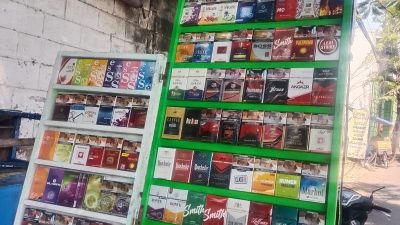 Diduga Rokok Ilegal di Jual Bebas di Jl. Kenjeran Rangka Surabaya