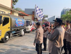 Polres Kudus Salurkan 33 Ribu Liter Air Bersih untuk Warga Glagahwaru