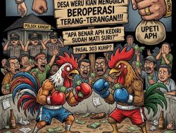 Judi Sabung Ayam Desa Weru Kian Menggila Beroperasi Terang-terangan!!!, “Apa Benar APH Kediri Sudah Mati Suri”???,