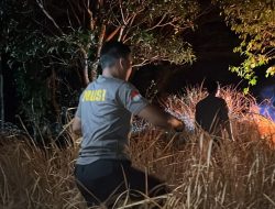 Polres Ngawi dan Tim Gabungan Buat Sekat Bakar dan Dirikan Posko Antisipasi Karhutla Lawu Utara Meluas