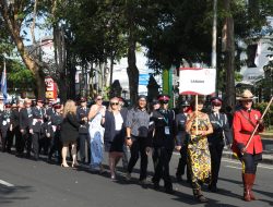 Parade 450 Polwan dari 43 Negara Meriahkan IAWP 2026 di Bali
