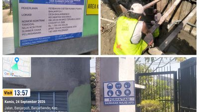 Proyek Miliaran Rupiah Perbaikan Rumah Pompa Banjarpoh I Sidoarjo Disorot, Pekerja Abaikan K3 Tanpa Pengawasan Mandor