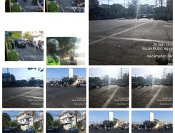 Pos Awal Tambaksari 12 dan Gabungan Lantas Polrestabes Surabaya Kawal Arus Pagi di Jl Kedung Cowek