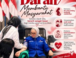 “Darah Demokrat Untuk Ibu Pertiwi”, Ning Lucy Tutup HUT ke-25 dengan Aksi Nyata