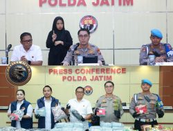 1.870 Kasus Narkoba, 2.382 Tersangka Diamankan, 86 Kg Sabu hingga 1 Juta Obat Keras Disita, Polda Jatim Selamatkan 1,45 Juta Jiwa