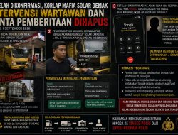 Setelah Dikonfirmasi, Korlap Mafia Solar Demak Intervensi Wartawan dan Minta Pemberitaan Dihapus