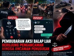 Pembubaran Aksi Balap Liar, Berujung Pengancaman Hingga Ancaman Penusukan